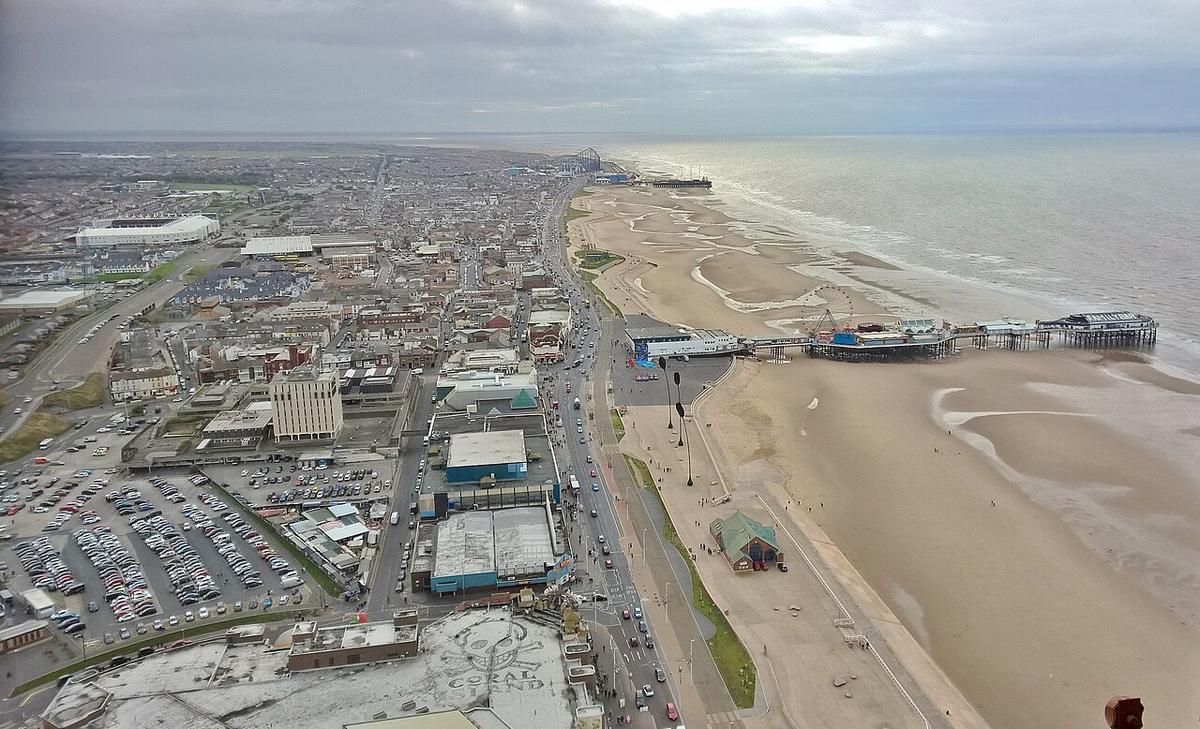 Blackpool town centre and Tower Festival Headland
